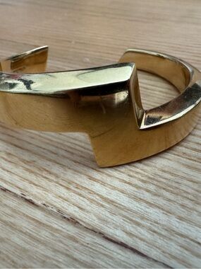 18k Gold Geometric Cuff Bracelet - Pablo Picasso collection